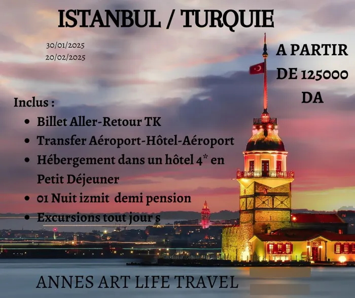 Agence du voyage et tourisme 
A vôtre service 
Séjour orga