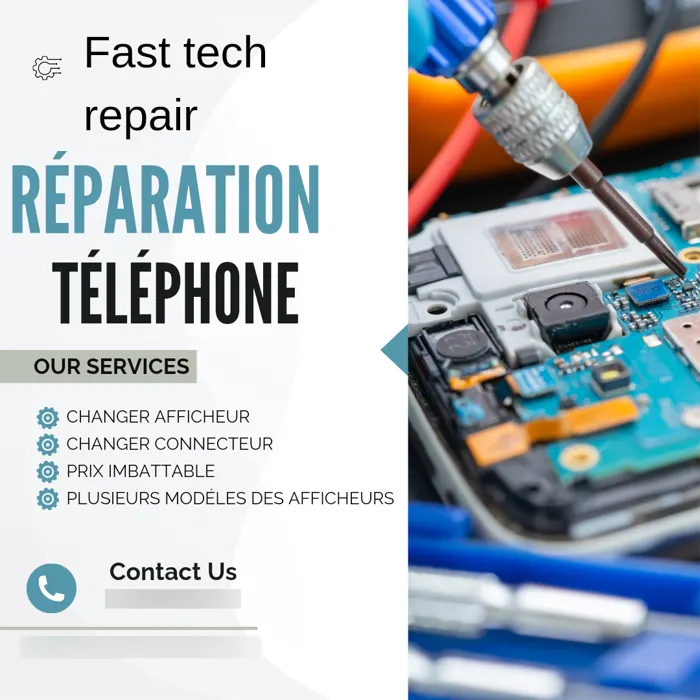 Je suis un réparateur de téléphone portable .
Je suis un pr