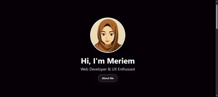 Hi ! i'm Meriem
A fullstack web developer.

MERN stack | 